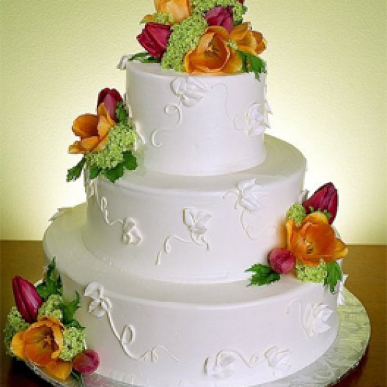 torta matrimonio tema matrimonio in arancione