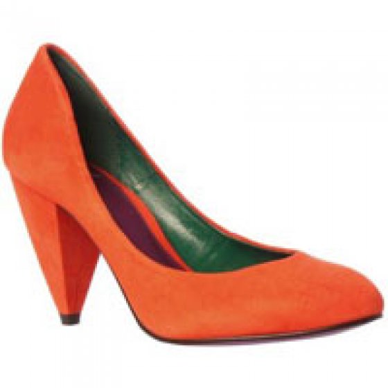 scarpe sposa tema matrimonio arancione
