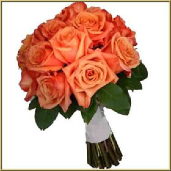 bouquet tema matrimonio in arancione