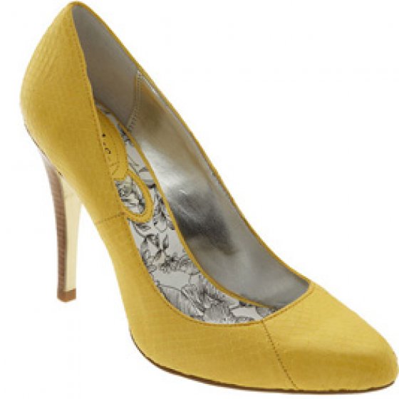 scarpe sposa gialle