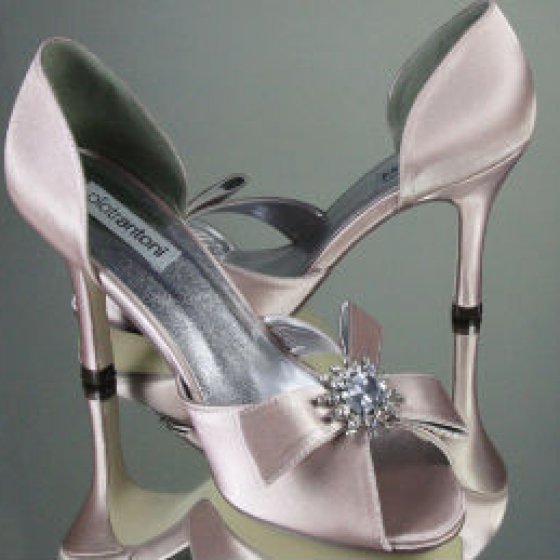 scarpe sposa tema matrimonio rosa