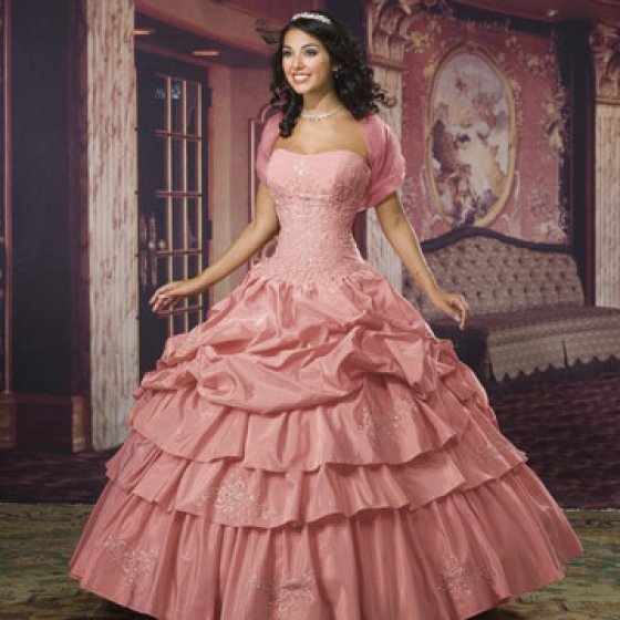 vestito sposa rosa
