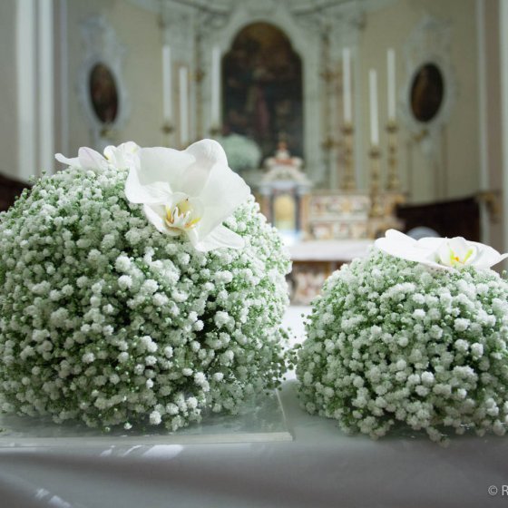 composizioni floreali chiesa matrimonio