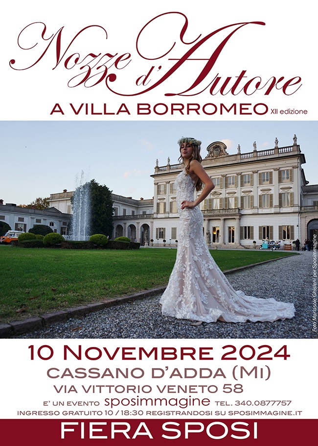 Nozze d'autore a Villa Borromeo